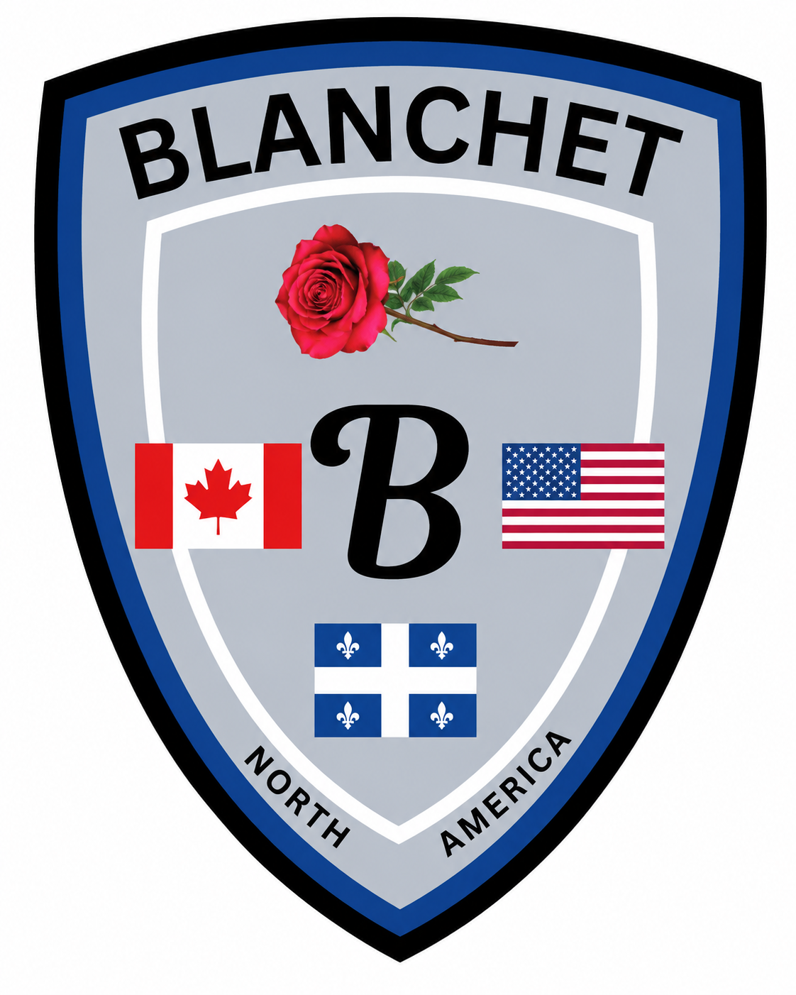 Blanchet Families of North America Logo Sticker