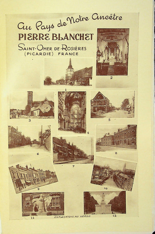 Digitized Famille Blanchet Canada et Etats Unis 1646-1946